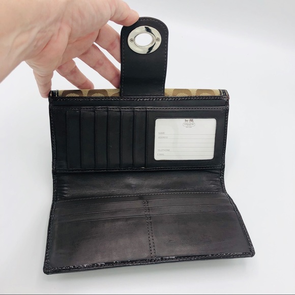 Coach wallet - long with outside pockets! - Picture 4 of 7